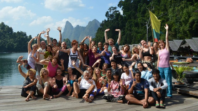 Thai Massage retreat group